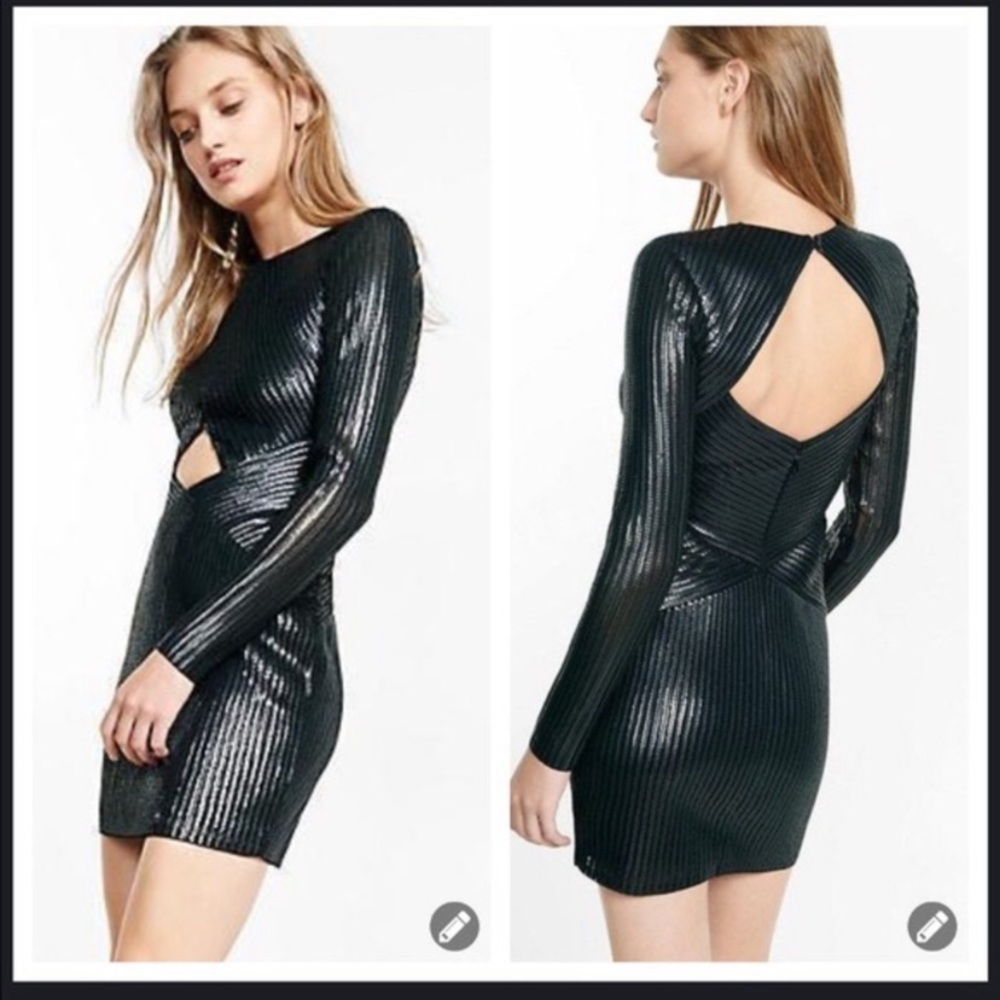 Black Express dress. Originally bought for $160